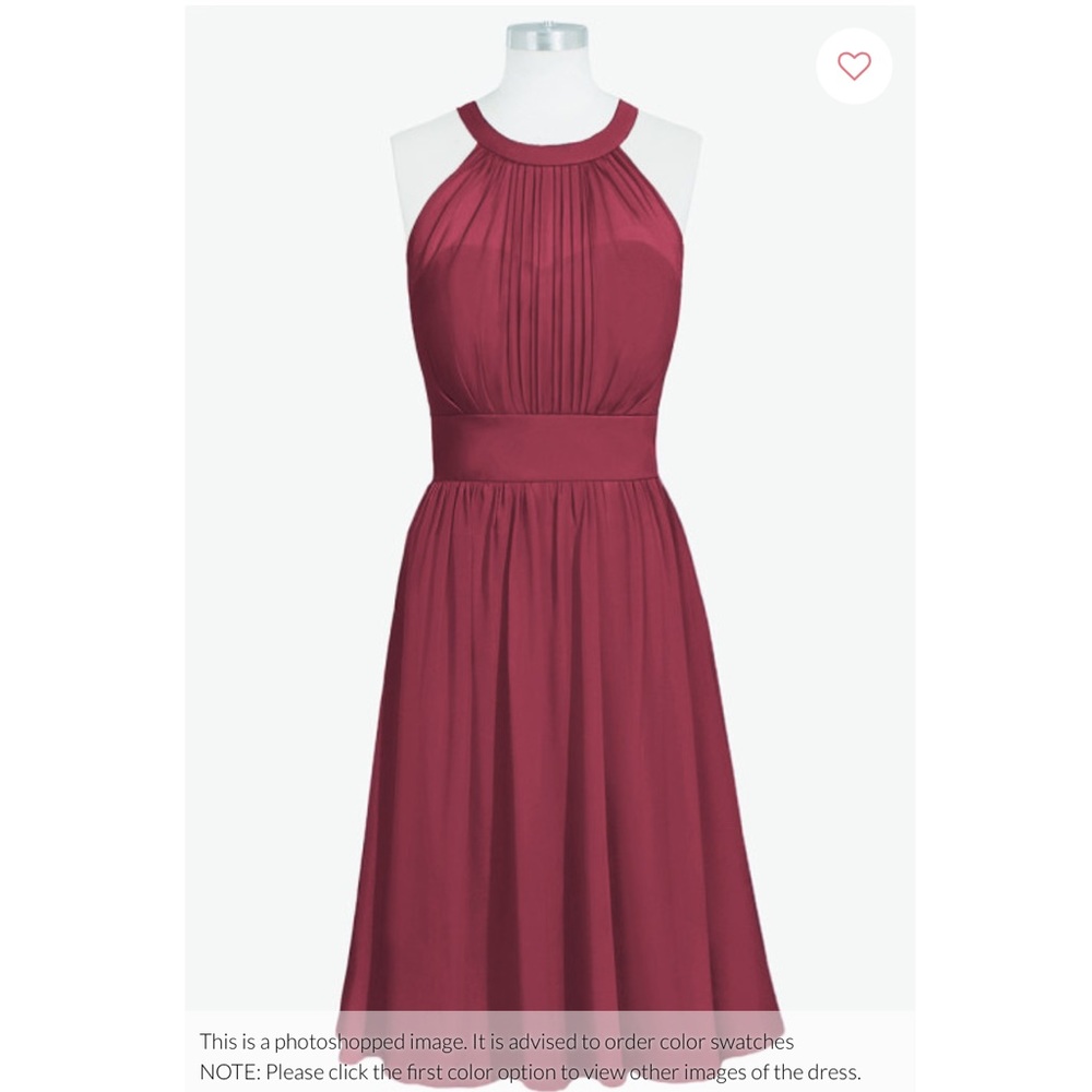 Knee length formal dress by KF Bridal